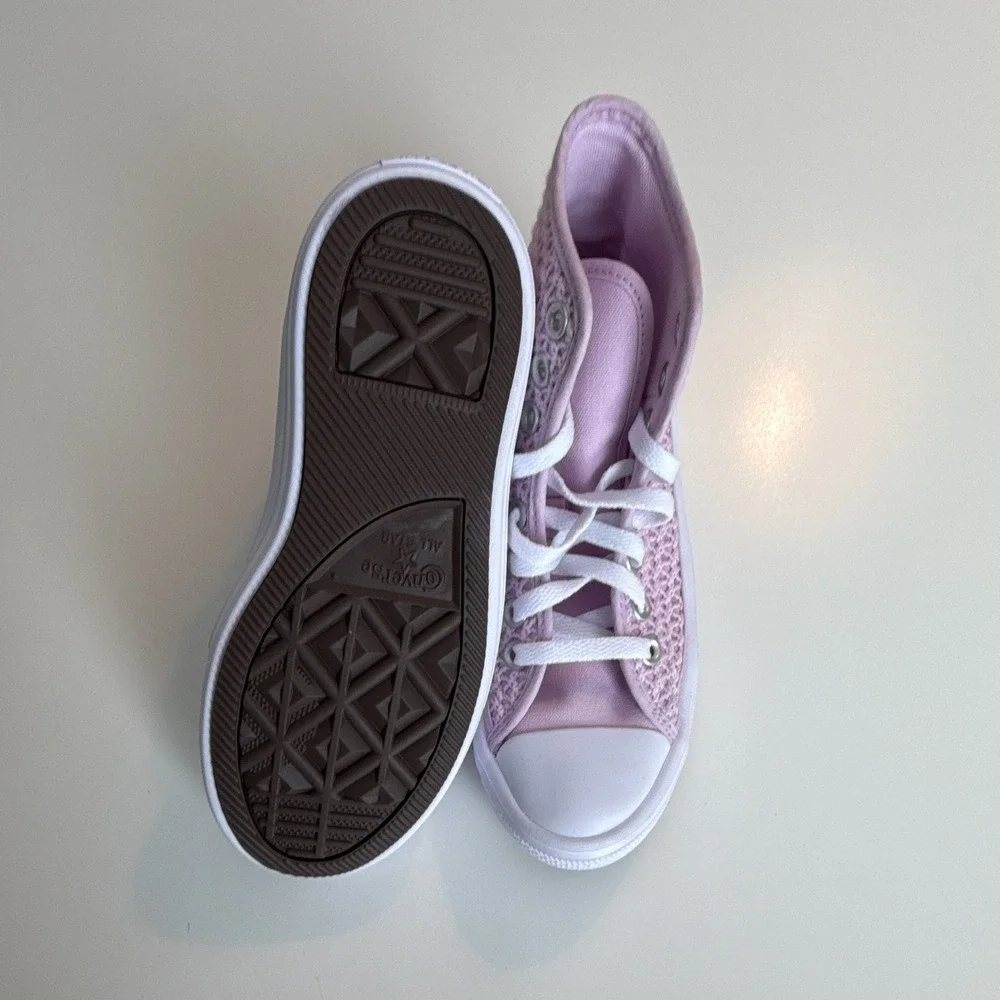 Converse W Chuck Taylor All Star Platform Crochet Stardust Kids/Tween High Tops